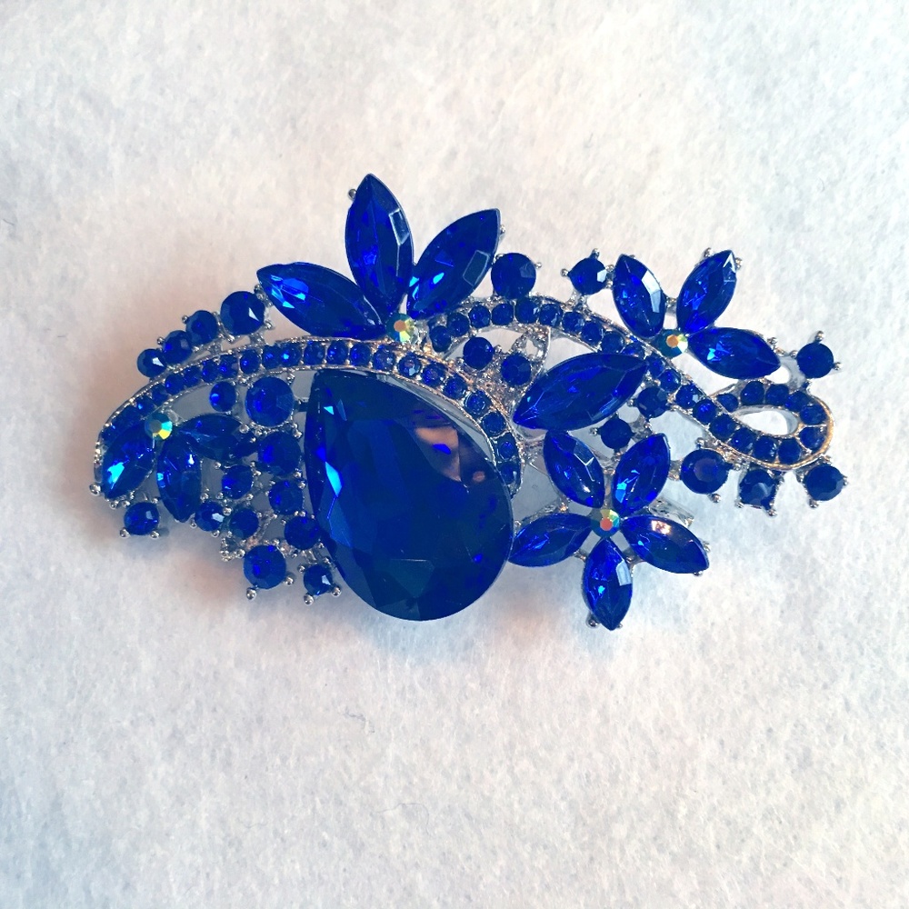 Royal Blue Gem Pin